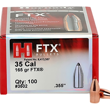 Picture of Hornady FTX 35 Cal .355 165 gr Flex Tip eXpanding 100 Per Box/ 15 Case 3502