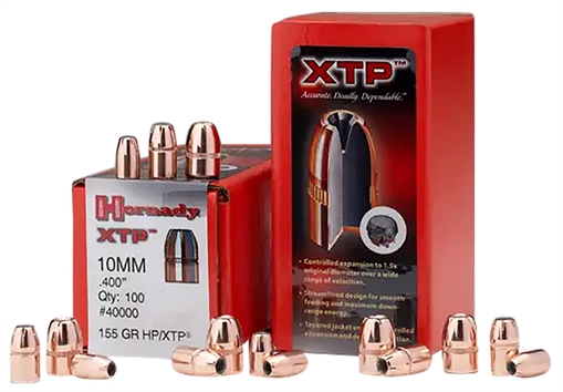 Picture of Hornady XTP 9mm .355 124 gr Hollow Point 100 Per Box/ 25 Case 35571