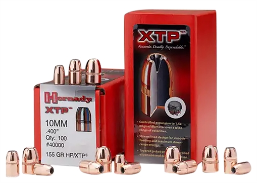 Picture of Hornady XTP 9mm .355 147 gr Hollow Point XTP 100 Per Box/ 25 Case 35580