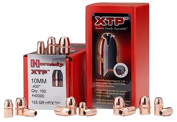 Picture of Hornady XTP 38 Cal .357 140 gr Hollow Point 100 Per Box/ 25 Case 35740