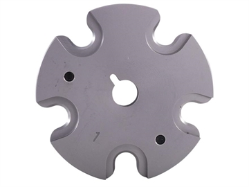 Picture of Hornady Lock-N-Load Shell Plate #6 Silver 6mm PPC Steel 392606