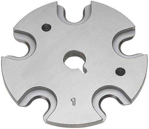 Picture of Hornady Lock-N-Load Shell Plate #45 Silver Multi Caliber Steel 392645