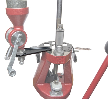 Picture of Hornady Iron Press Powder Measure Bracket Silver Metal Works With Hornady Iron Press 399694