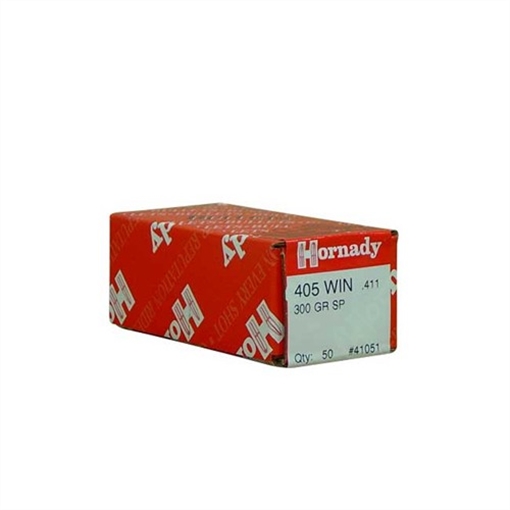 Picture of Hornady InterLock 405 Cal .411 300 gr Spire Point 50 Per Box/ 25 Case 41051