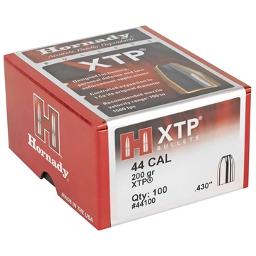 Picture of Hornady Hornady Traditional Pistol Bullets 44 Cal. .430 200 gr. XTP 100 box 44100