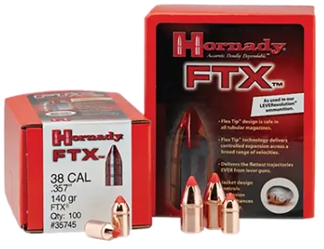 Picture of Hornady FTX 45 Cal .452 200 gr Flex Tip eXpanding 50 Per Box/ 25 Case 45215