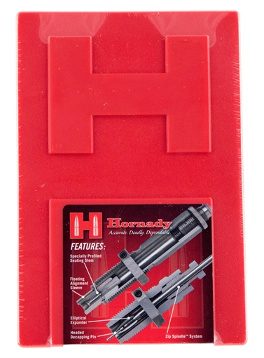 Picture of Hornady Custom Grade Series III 2 Die Set for 6.5 PRC Includes Sizing Seater 546281