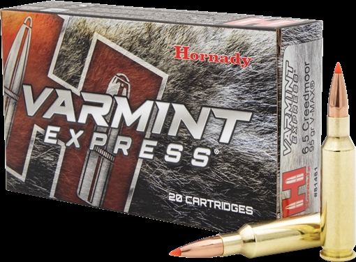 Picture of HORNADY 6.5 CREEDMOOR 95 GR VMAX 20RD/BX 10BX/CS HOR81481
