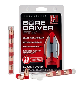 Picture of Hornady Hornady Bore Driver Muzzleloader Bullet 50 cal. 290 gr. Bore Driver FTX 20 rd. 67713
