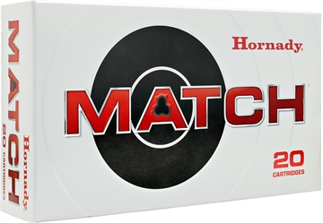 Picture of Hornady Match 223Rem 75gr Boat Tail Hollow Point 20 Per Box/10 Case 8026