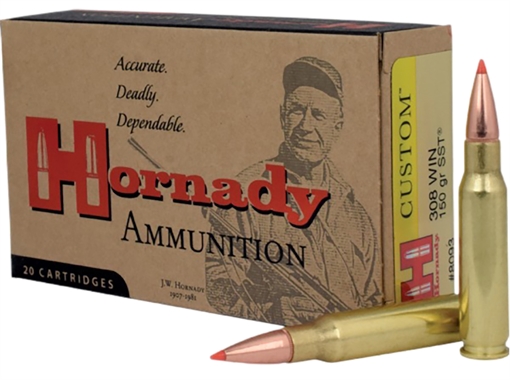 Picture of Hornady Custom 308Win 150gr Super Shock Tip 20 Per Box/10 Case 8093