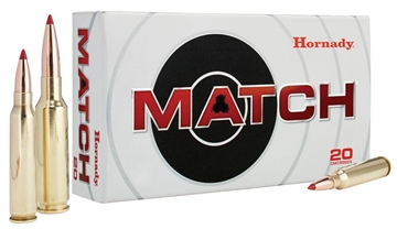 Picture of Hornady 80956 Match 308 Winchester/7.62 NATO 155 GR ELD-Match 20 Bx/ 10 Cs 090255809565