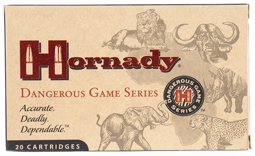 Picture of Hornady Dangerous Game 9.3mmx62Mauser 286gr InterLock Spire Point Recoil Proof 20 Per Box/6 Case 82303