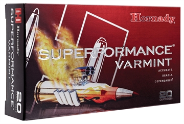 Picture of Hornady Superformance Varmint 222Rem 50gr Hornady V Max 20 Per Box/10 Case 8316