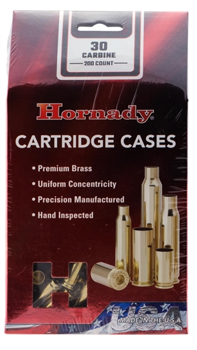 Picture of Hornady Unprimed Brass Rifle Cartridge Cases .30 Carbine 200/ct 8650