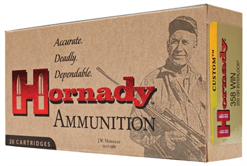 Picture of Hornady Custom 358Win 200gr InterLock Spire Point 20 Per Box/10 Case 91318