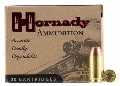 Picture of Hornady 9136 Custom 40 S&W 180 gr XTP Jacket Hollow Point 20 Bx/ 10 Cs 090255391367