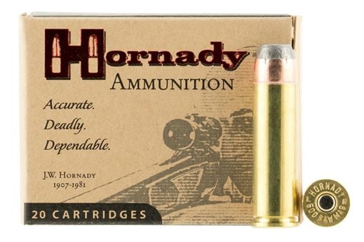 Picture of Hornady Custom 500S&WMag 500gr Hornady XTP Flat Point 20 Per Box/10 Case 9252