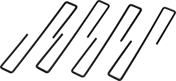 Picture of Hornady Universal Handgun Hangers Hangers Black Steel 4 Pack 95870