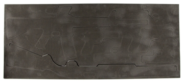 Picture of Hornady Foam Gun Sheet 40" x 18" x 1.2" Black 98251