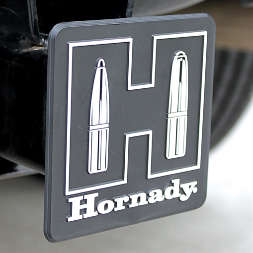 Picture of Hornady Hitch Cover Black/White Plastic 2.0" Long 99132