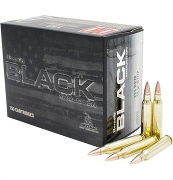 Picture of Hornady Black Rifle Ammunition .223 55gr BTHP 3240 fps 150/ct 80232