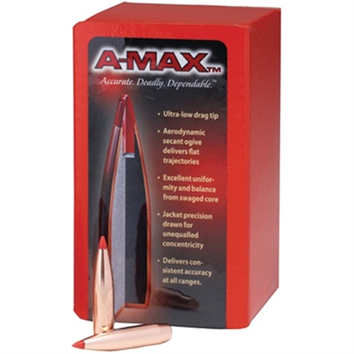 Picture of HORNADY BLLT 6.5MM .264 140GR A-MAX 26332