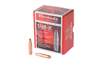 Picture of HORNADY BLT 338CAL 307GR SUB-X .338 50/15 33394 090255333947