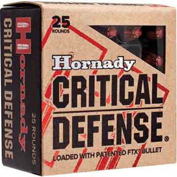 Picture of Hornady Critical Defense 38Special+P 110gr Hornady Flex Tip eXpanding 25 Per Box/10 Case 90311