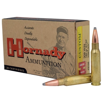 Picture of Hornady Custom 308 Winchester/7.62 NATO 165 GR InterLock BTSP 20 Bx/ 10 Cs 090255380989