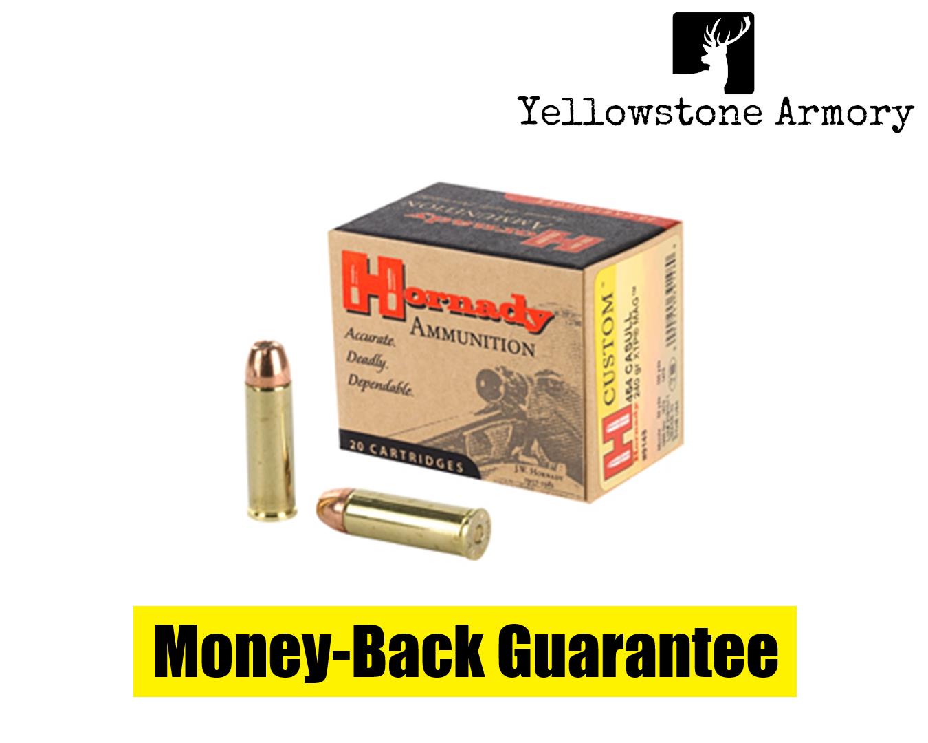 Hornady Custom Rifle Ammo 454 Casull 240 gr. XTP MAGAZINE 20 rd. 9148 ...