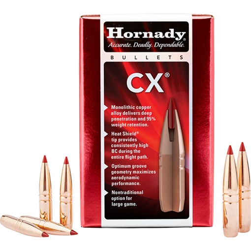 Picture of Hornady CX 22 Cal .224 50 gr Copper Solid 50 Per Box/ 40 Case 22402