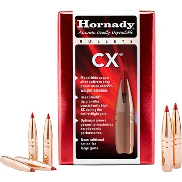 Picture of Hornady CX 22 Cal .224 50 gr Copper Solid 50 Per Box/ 40 Case 22402