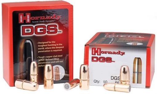 Picture of Hornady DGS 45 Cal .458 500 gr Full Metal Jacket Round Nose 50 Per Box/ 15 Case 4507