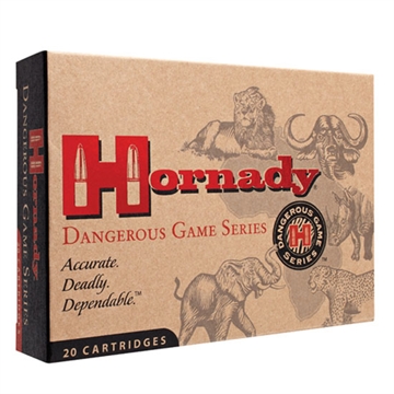 Picture of Hornady Dangerous Game Series Rifle Ammunition .416 Rigby 400 gr DGS 2415 fps - 20/box 8265
