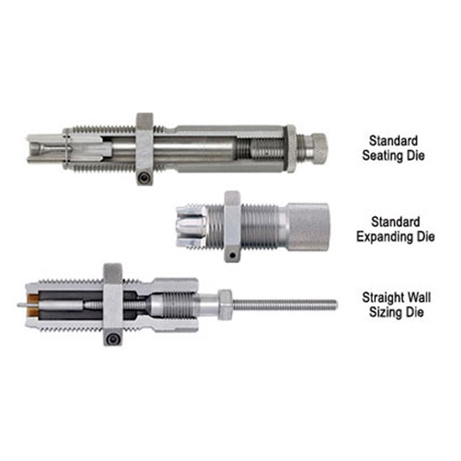 Picture of Hornady Custom Grade Series II 3 Die Set for 45 70 Gov Includes Sizer Seater Expander 546566