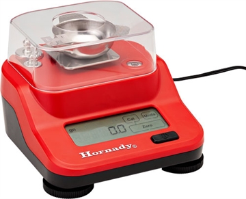 Picture of Hornady M2 Digital Bench Scale, 1500 Grain Capacity, Includes Two Calibration Weights, AC Adaptor, and Metal Powder Pan 050111