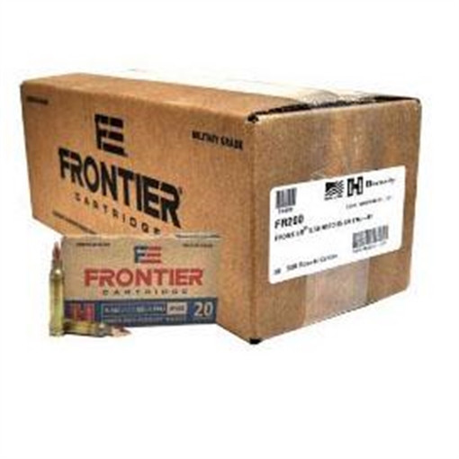 Picture of Hornady Frontier NATO FM193 Rifle Ammunition 5.56mm 55 gr FMJ 3240 fps 500/ct Case (25-20ct Boxes) FR200C