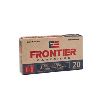 Picture of Hornady Frontier NATO Rifle Ammunition 5.56mm 55 gr HP-MATCH 500/ct Case (25-20/ct Boxes) FR240C