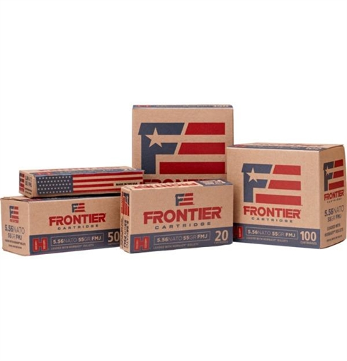 Picture of Hornady Frontier NATO Rifle Ammunition 5.56mm 75 gr BTHP-MATCH 500/ct Case FR320C