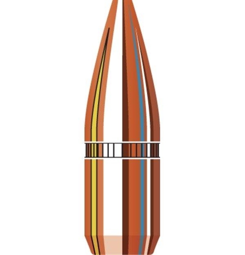 Picture of Hornady Full Metal Jacket Bullets .22 cal .224" 62 gr FMJ 100/Bag 22760BAG
