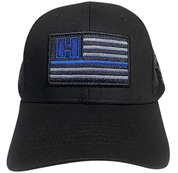 Picture of Hornady Gear Hornady Blue Line Black American Flag Patch 10160