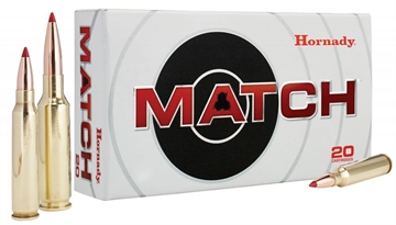 Picture of Hornady Match 223 Remington 68 GR Boat Tail Hollow Point Match 20 Bx/ 10 Cs 090255802894