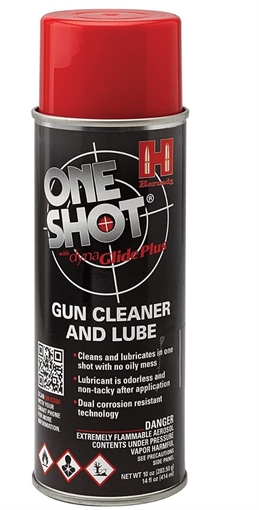 Picture of HORNADY ONE SHOT CLEANER CLEANER/DRY LUBE AEROSOL 10 OZ 090255299017