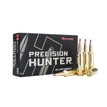 Picture of Hornady Precision Hunter ELD-X Rifle Ammunition 22 Creedmoor 80gr PT 3285fps 20/ct 83412 090255834123