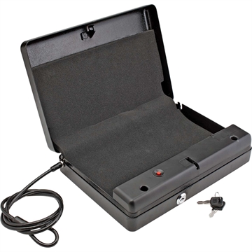 Picture of SnapSafe Keypad Safe Keypad/Key Entry Black Steel 11" H x 8.50" W x 2.25" D 75432