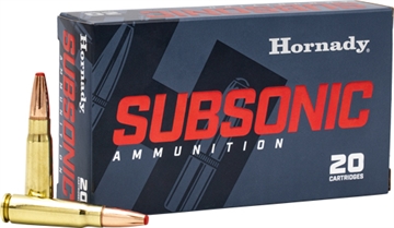Picture of Hornady Subsonic Rifle 350Legend 250gr Sub X 20 Per Box/10 Case 81198