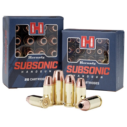 Picture of Hornady Subsonic Handgun 40S&W 180gr Hornady XTP Subsonic 20 Per Box/10 Case 91369