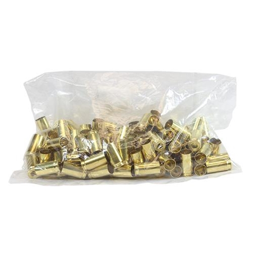 Picture of Hornady Unprimed Brass Handgun Cartridge Cases 9mm Luger 100/Bag 8722BAG