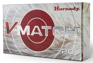 Picture of HORNADY V-MATCH AMO 6.5 CREEDMORE 100GR ELD-VT 20RD ( 10 BOXES PER CASE ) 81504